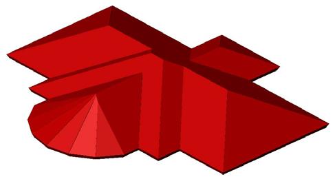 Roof Object Figure 1 Roof Slab with Slab Edge Style Applied Adding A Roof Object Roof objects are single 3D component objects that allow for quick creation of simple and complex roof designs.