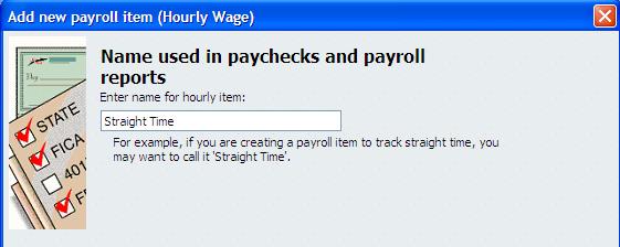 Click Next to access the following screen to add pay items. Select Regular Pay.