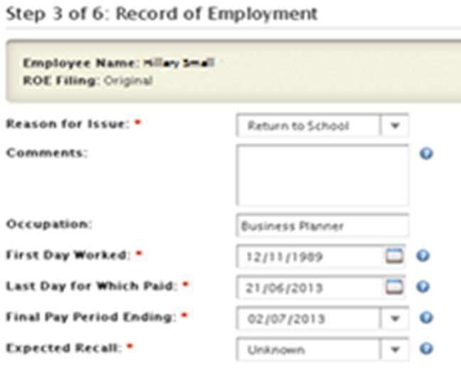 Select one of the following options: To display help available for how to end an employee s employment: 1. Click the in the upper-right corner of the page. 2.