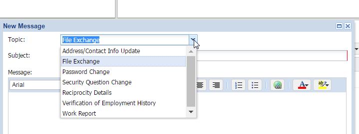 APERS Employer Self-Service Handbook Common Tasks Create a New Message To create a new message click on the New button.