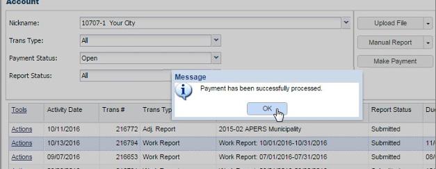 you need to make changes Verify and click Confirm to create the payment transaction