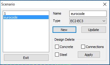 Thus it is necessary to create a Eurocode design scenario to perform the respective checks with the Masonry Design command.