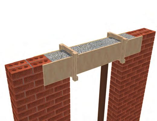 Clay Bricklaying Made Easy Top of lintel Bearing varies from 100mm depending on length 250 micron dpm folded up Lintel soffit 8.