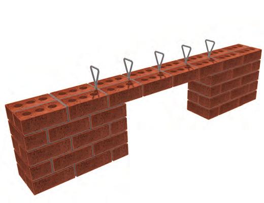 Advantages of in-situ Lintel They can be cast to any shape or size. They are useful for providing support for a brick lintel. (See Figure 8.