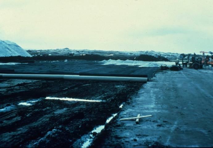 This gave considerable savings on the project 1982, Tensar Mechanically Stabilised Layer, Stanley Airfield, Falkland Islands Tensar Ground Stabilisation geogrids were used