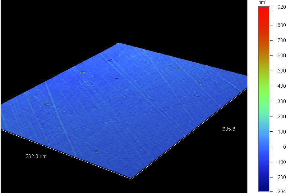 Surface Roughness Study WHITE LIGHT