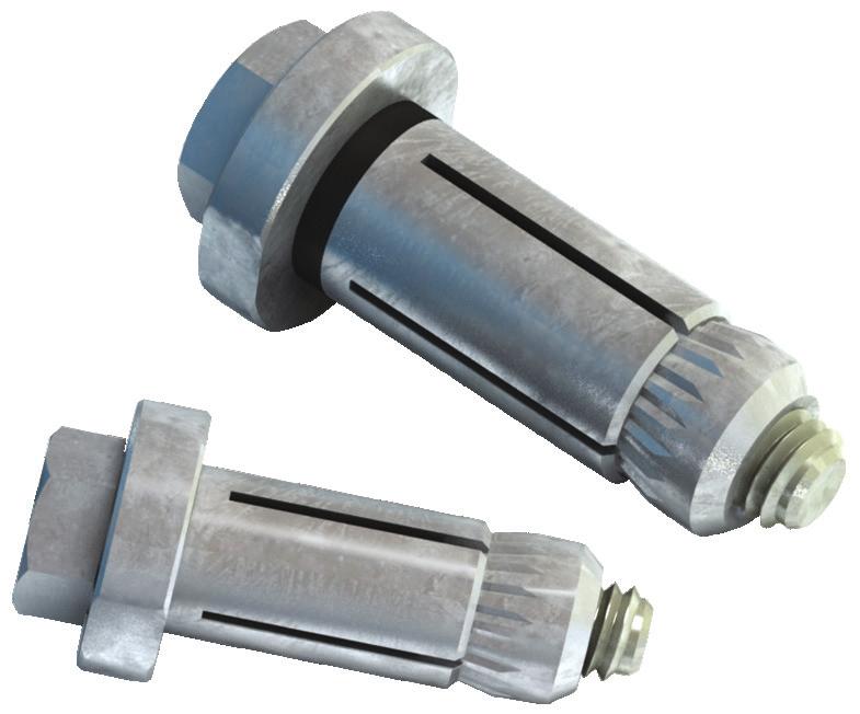 Hollo- Hollo- HCF (High Clamping Force) Standard Hollo- Hollo- is the original and strongest HSS expansion bolt.
