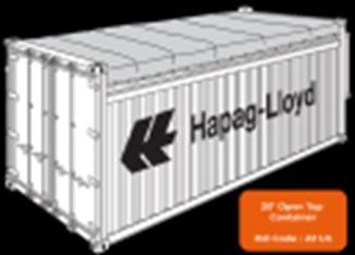 Out of gauge Cargo (OOG) : Cargo that generally extends over and above the standard measurement of a General Purpose container.