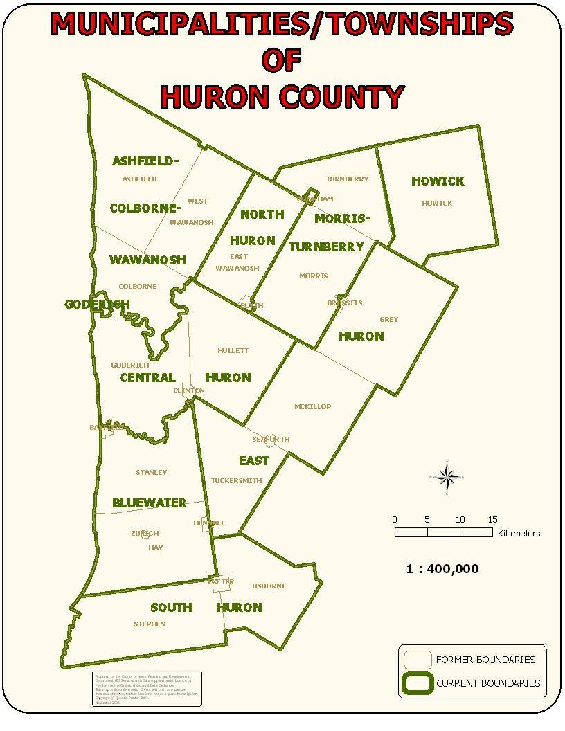 Section 3 Background 3.1 Location Huron County is located on Ontario s west coast.