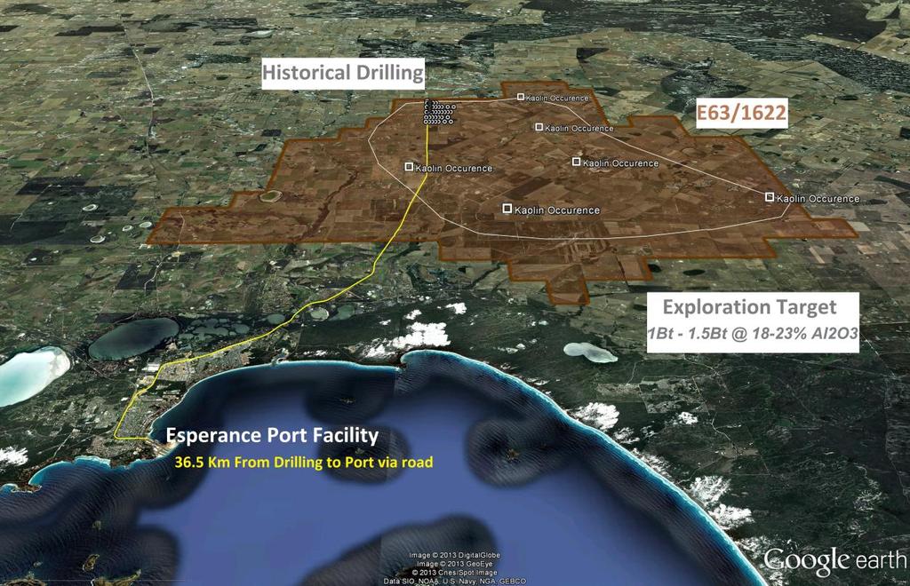 The Gibson project is also strategically located between 10km to 40km from the Esperance port, he added.