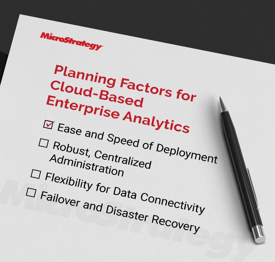 Priorities for Cloud-Based Development and Analytics Analytics in the cloud democratize the ability of developers and non-technical business users alike to put ever-expanding data universes to work.