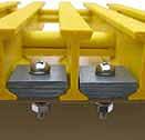 Type G Hold Down Clips: Attach grating to any structural member flange, 3/4 or smaller in thickness, with no drilling