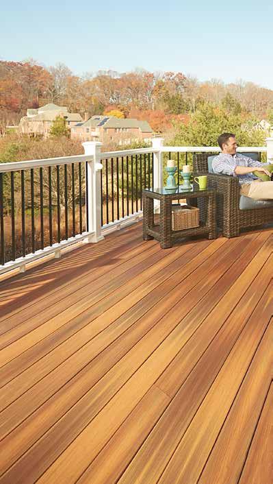 Capped on all four sides and backed by a 25-year stain and fade warranty, Horizon provides the ultimate in beautiful, long-lasting, low-maintenance decking.