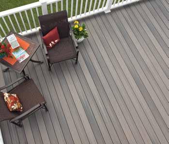 Elegant look of natural hardwoods Multichromatic colors with realistic wood grain patterns Protective PermaTech surface on three sides Backed by a 25-year limited warranty Actual products may vary