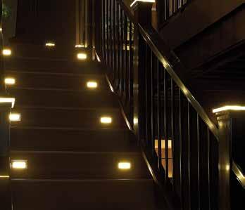 FIBERON DECK AND RAIL LIGHTING Deck and Rail Accessories Fiberon offers a range of energy-efficient options to illuminate your outdoor space with style.