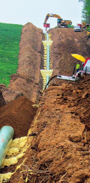 INSPECTION All Dominion Energy pipelines and facilities are inspected regularly to identify potential problems and ensure compliance with all applicable regulations governing operation and