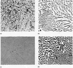 Eutectic microstructures Liquid rapidly solidifies