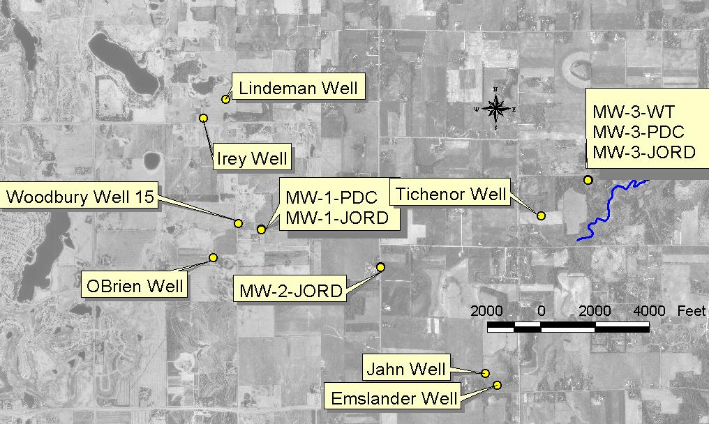 Figure 26 Location of Wells