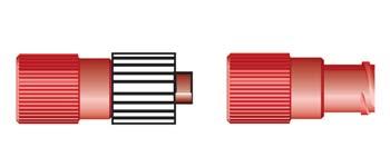 Fig. 4. Luer to 1/4-28 adaptor. 3.
