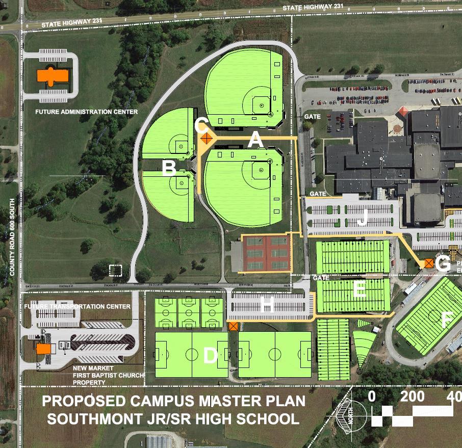 District Needs Administrative Offices 1. New freestanding facility at JH/HS Campus Transportation Center 1.