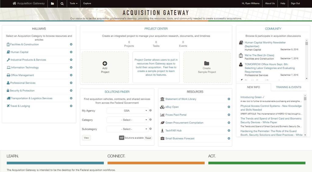 Acquisition Gateway Will
