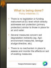 What is being done? Current policy initiatives.