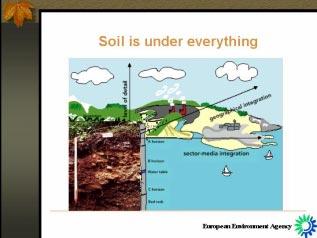 Soil forms the spatial dimension for the development of human settlements: the building of houses and infrastructures, recreation facilities and waste disposal.