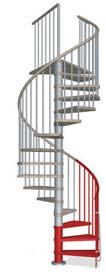 Klan /technical data sheet Klan staircase is characterized by a landing which is adaptable during the installation to openings of any shape or size.