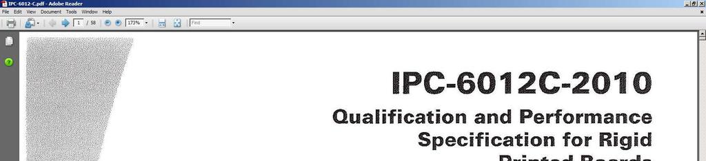 INDUSTRY STANDARDS (SPECIFICATIONS) IPC (Assoc.