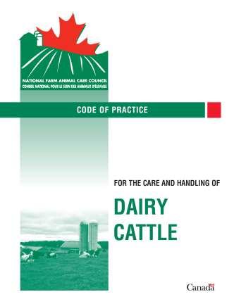 The Code s sections Housing Feed & Water Animal health