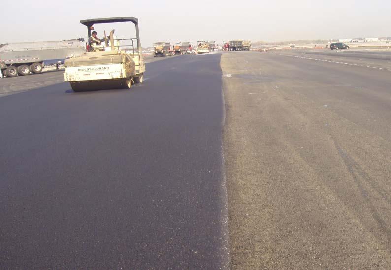 cold construction joints in asphalt concrete pavements The joint area is weaker under traffic,
