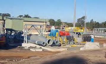 Appin East (Central) Gas Drainage Plant Flaring Units and Overland Gas Extraction Pipe The Appin East Gas Drainage Plant (GDP) is being upgraded to increase gas extraction capacity and to provide