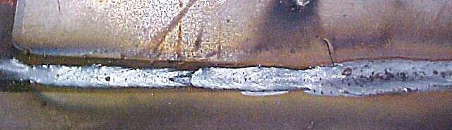 Insufficient Fill Definition: The weld surface is below the