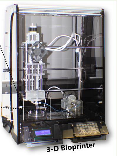 3D Bioprinter at Tufts University of Boston Positioning of the
