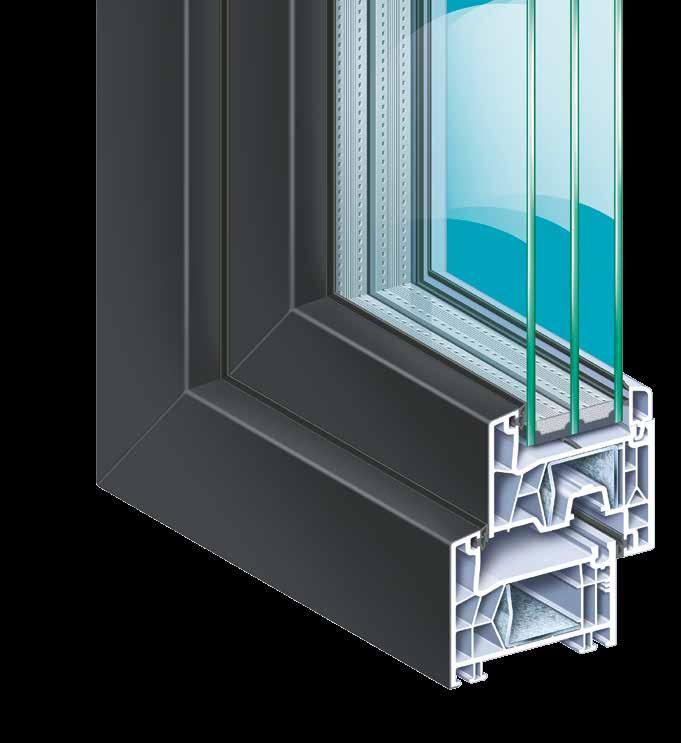More seal tightness The innovative seal levels keep out draughts, dust and rain to create a pleasant living environment.