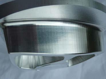 Fine Surface Finish High Speed Smooth TCP cutting example: Facets with