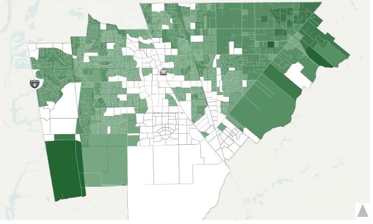 Mobility Policies Pre-Screening Map (Attachment 5C) Shortens the process for many areas, if project is consistent with the Land Use Plan Pre-screened areas are shown in white and