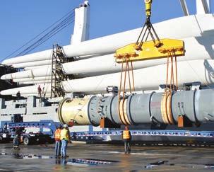 project cargoes for the energy, manufacturing,