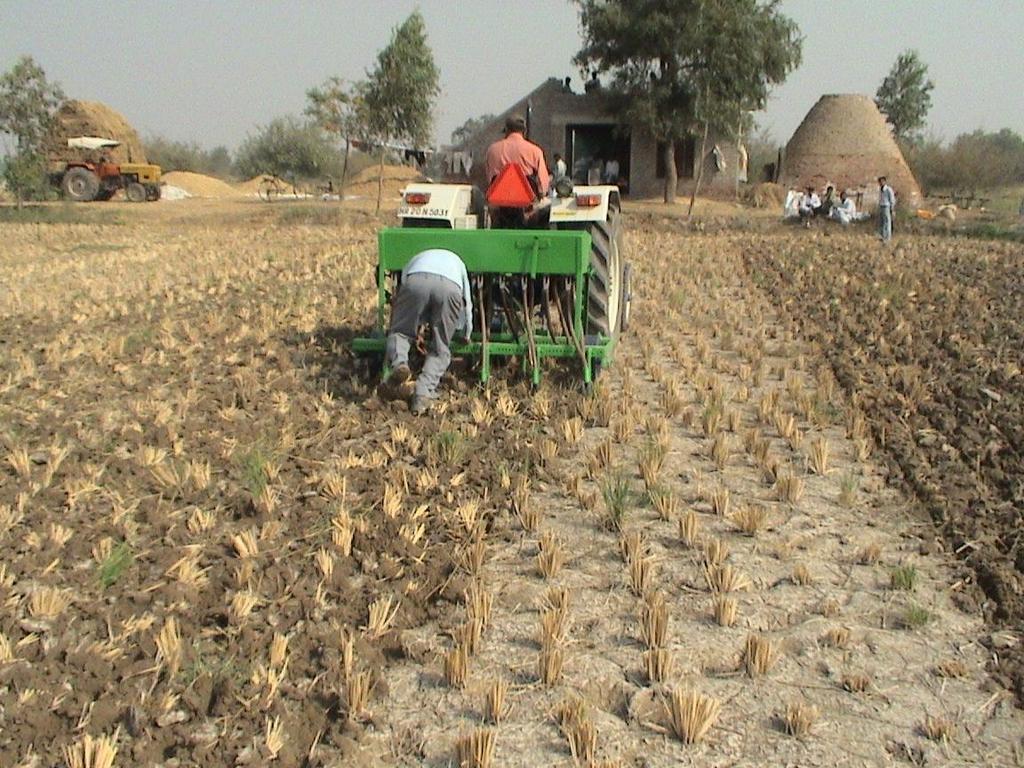ZERO TILL SEED CUM FERTILIZER DRILL Rice and wheat are the two major cereal crops of India.