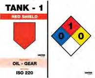 customized identification labeling upgrades are available upon request to assist with no mistake application, OSHA Right-To-Know Compliance and NFPA.