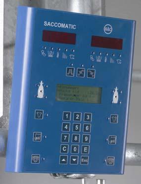 equipped with the SAC-Saccomatic milk measuring,
