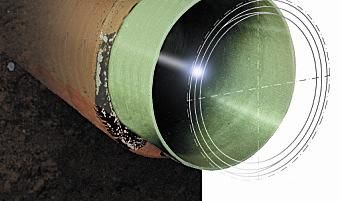 Pipe Rehabilitation 41 Cont/ CIPP-UV Application: - After the curing process a structural composite lining is formed.