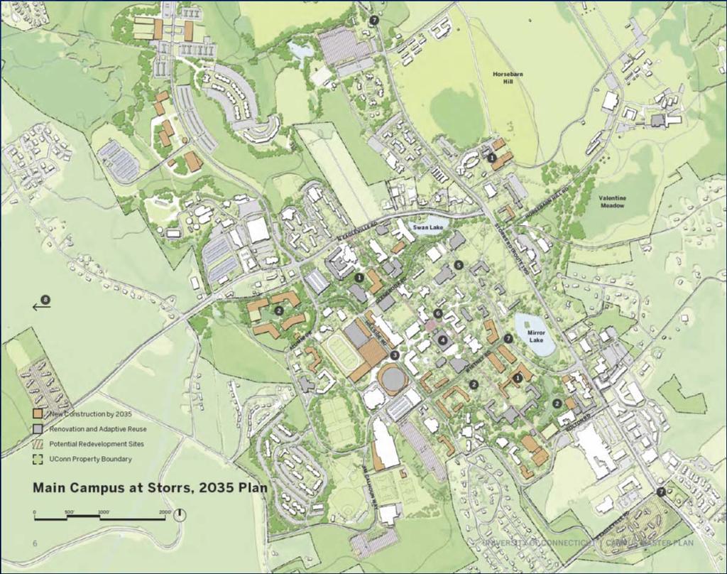 UCONN Storrs Campus 2016 30,000 Students, Faculty & Staff 10.2M Sq.