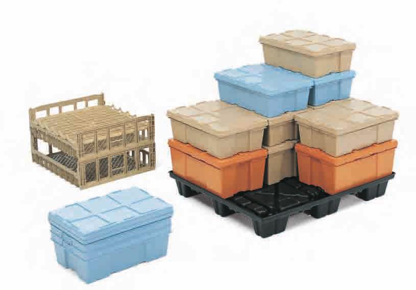 POULTRY CONTAINERS Chicken Red Meat Seafood Turkey Distribution Containers and Chill Trays are used in many types of fresh food handling and processing applications.