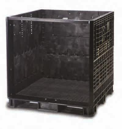 Maximus racks are available in all standard bulk container sizes. Custom sizes can be manufactured to meet unique application needs.