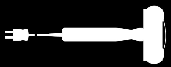 Ø24 x 28 mm 20 x 500 mm This miniature, stainless steel needle probe is supplied with a one metre PTFE lead.