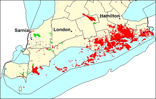 7.1.1 Resource Potential In Ontario, 50% of the potentially recoverable conventional oil and natural gas remains to be developed.