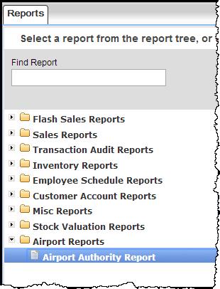 APPENDIX A: Xadmin Reports Version 7.0 Airport Authority Report 1. From the Xadmin Home screen, select Reports --> All Reports. Figure A-6: Xadmin Home Page - Reports 2.
