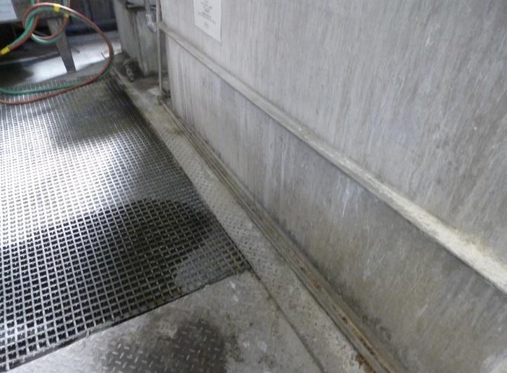 Initial Recommendations for Tank Process Areas Walkways shall be constructed out of materials that are easy to clean Grates should be cleaned to allow
