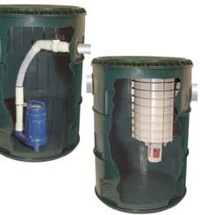 Sump / Ejector Pump Can be installed with any Polylok, Zabel or Best Filter CUSTOM BASINS FOR FILTERS & PUMPS No other company